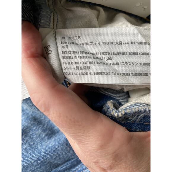 Abercrombie & Fitch Jeans Womens Size 18S Short Low Rise AF The Boot Denim Pants - Picture 6 of 13